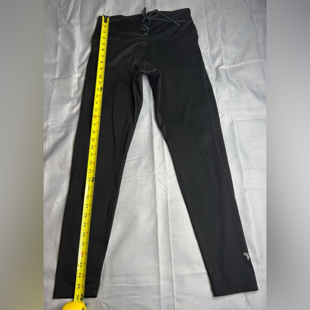 PINK Victoria's Secret Black Girls' Active Drawstring Leggings